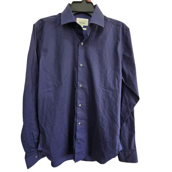 Ted Baker Endurance Slim Fit Mens Dress Shirt Button Up Collared size Medium - Picture 1 of 4